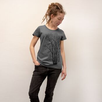 T-shirt Aulne avec pie en anthracite XS-XXL 4