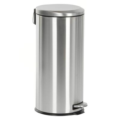 PATTUMIERA IN ACCIAIO INOX PP 29,5X29,5X62,5 30L. ARGENTO OPACO PC213006