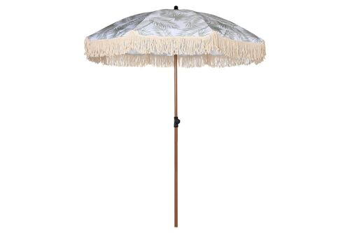 Parasol Algodon Acero 180X180X1 Blanco MB211156