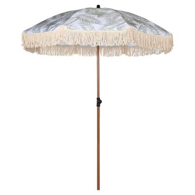 Parasol Acier Coton 180X180X1 Blanc MB211156