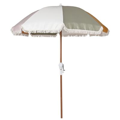 PARASOL ALUMINIO MADERA 198X198X266 MULTICOLOR MB211154