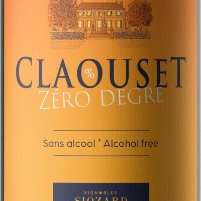 DEGRE ZERO by Claouset Rouge 0,0° - boisson à base de vin désalcoolisé