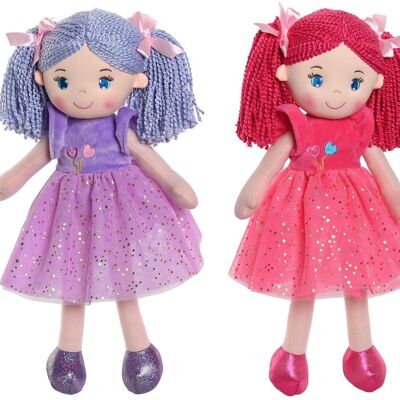 POLYESTER DOLL 20X10X40 2 SURT. MN212702