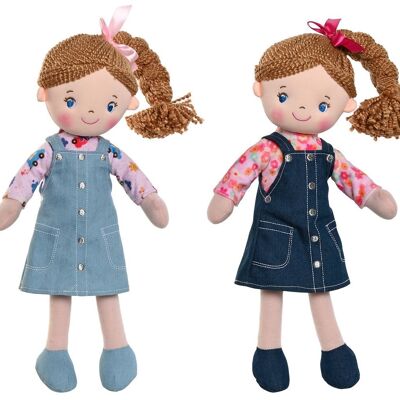 POLYESTER DOLL 20X10X40 2 SURT. MN212708