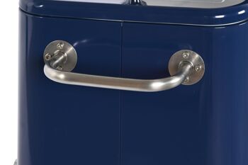 RÉFRIGÉRATEUR EN ACIER PP 74X43X80 56 LITRES BLEU MARINE MB210793 3