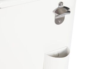 RÉFRIGÉRATEUR EN ACIER PP 74X43X80 56 LITRES BLANC MB192513 3