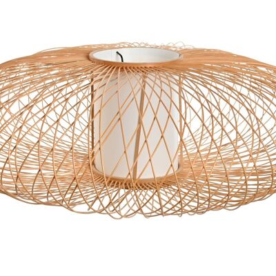 Bamboo Polyester Lampshade 62X62X20 Natural Brown LA196939