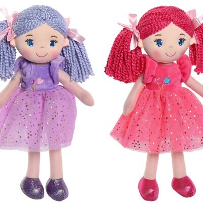 POLYESTER DOLL 20X10X30 2 SURT. MN212701