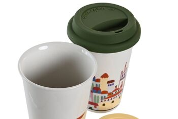 MUG PORCELAINE 10X10X14 400 ML CASITAS 2 ASSORTIS. PC204196 3