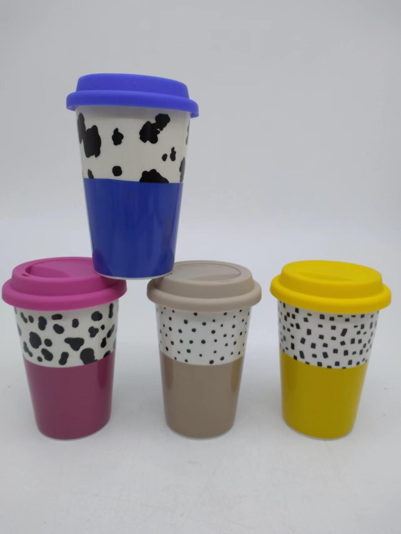 MUG PORCELANA 10X10X14 400 ML, ANIMAL 4 SURT. PC205111