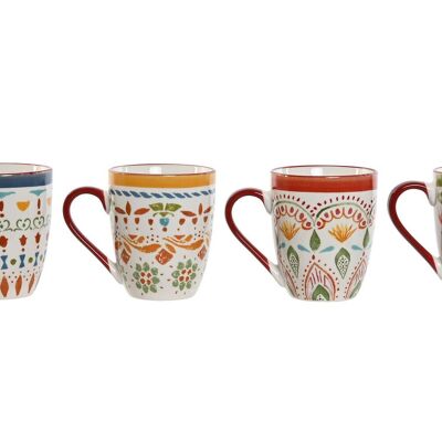 Mug Porcelana 11,5X8,5X10 320Ml Mandala 4 Surt. PC212726