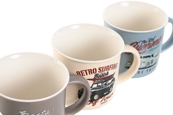 MUG PORCELAINE 12,5X9,8X9 380ML, VOITURE VINTAGE 4 SU PC212597 3