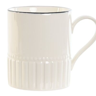 TASSE PORCELAINE 12X8,3X10 400ML BLANCHE PC211487