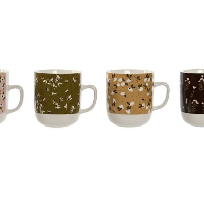 PORCELAIN MUG 12X8,5X10 380ML, 4 SURT. PC208178