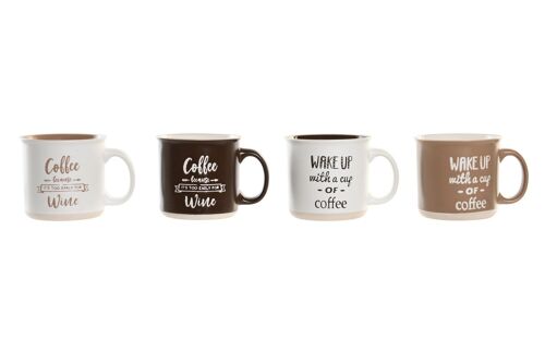 Mug Porcelana 13,5X10,5X10 510Ml Coffee 4 Surt. PC202501