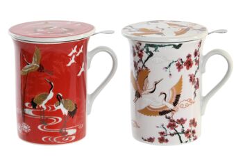 MUG INFUSIONS PORCELAINE 11X8,5X11 280ML ORIENTAL PC202554 1