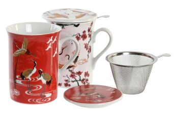 MUG INFUSIONS PORCELAINE 11X8,5X11 280ML ORIENTAL PC202554 2