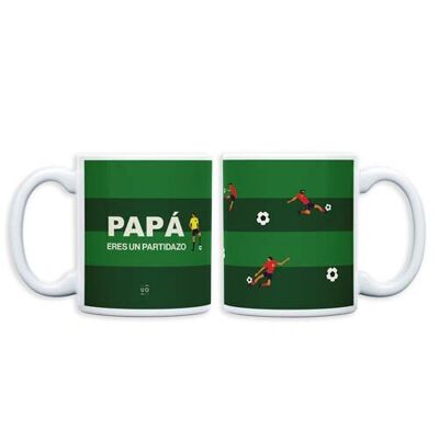 Becher + Socken-Set „Papa, du bist wirklich ein tolles Spiel“, Größe 42-46