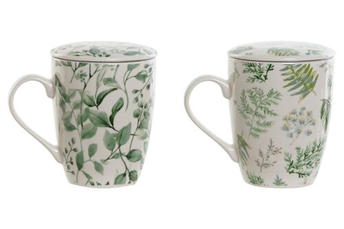 Mug Infusiones Porcelana 8,3X6X10,5 340Ml Caja Reg PC213074