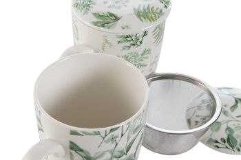 Tasse à infusions en porcelaine 8,3 x 6 x 10,5, 340 ml, boîte régulière PC213074 3