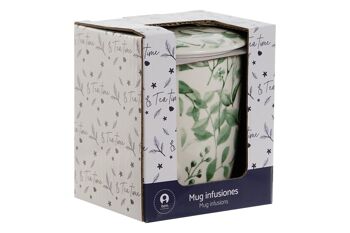 Tasse à infusions en porcelaine 8,3 x 6 x 10,5, 340 ml, boîte régulière PC213074 4