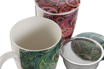 Tasse à infusions en porcelaine 8,3 x 6 x 10,5, 340 ml, boîte régulière PC213073 3