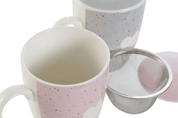 Tasse à infusions en porcelaine 8,3 x 6 x 10,5, 340 ml, boîte régulière PC213075 3