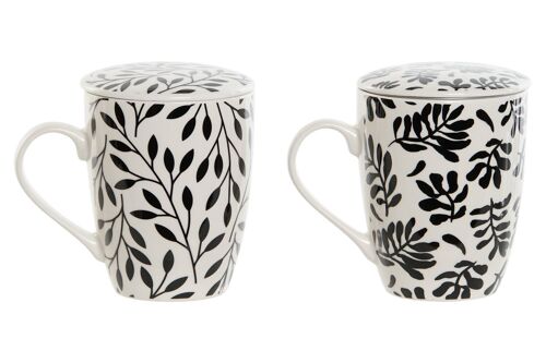 Mug Infusiones Porcelana 8,3X6X10,5 340Ml Caja Reg PC213072