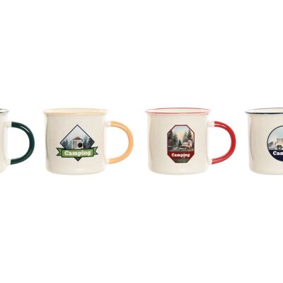 Mug Porcelaine 9,4X8,7X8 340Ml Montagne 4 Assortiment. PC213010