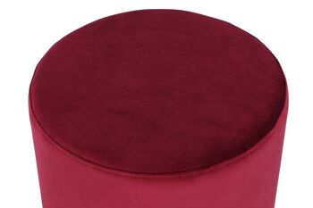 REPOSE-PIEDS POLYESTER 40X40X42 VELOURS 2 ASSORTIS. MB206589 5