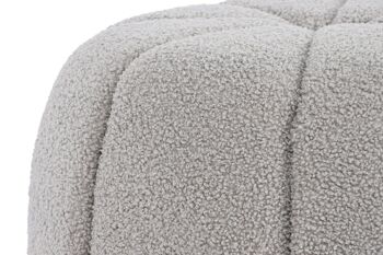 REPOSE-PIEDS POLYESTER 50X50X38 GREY SHEEPER MB206583 4