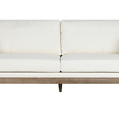 Sofa aus Polyester-Rattan 208 x 86 x 88, braun, MB211719