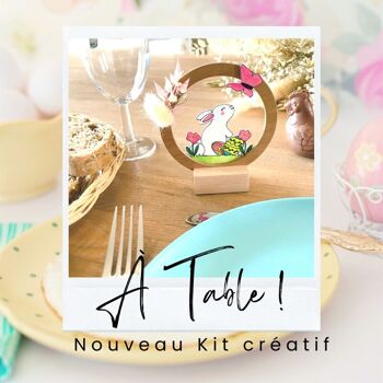 Kit Déco de Pâques LAPIN 9