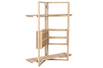 Etagère Mango Mdf 130x35x160 Naturel MB212694 2