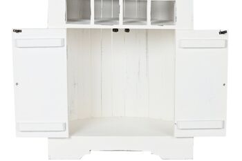 CAOBILLA MOBILIER DE BAR 55X35X195 BLANC CASSÉ MB211300 4