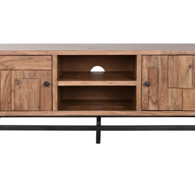 Mobile TV in metallo acacia 148X45X55 Naturale MB212381