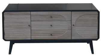 MEUBLE TV EN BOIS 120X50X58 NOIR MB204971 1