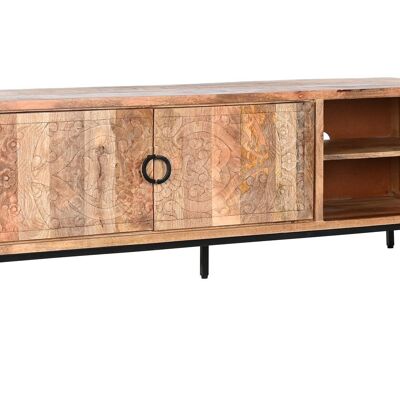 METAL HANDLE TV CABINET 160X45X55 NATURAL MANDALA MB200188