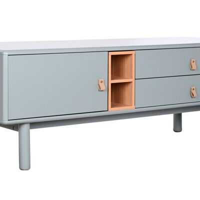 MUEBLE TV MDF PU 140X40X55 GRIS MB209006