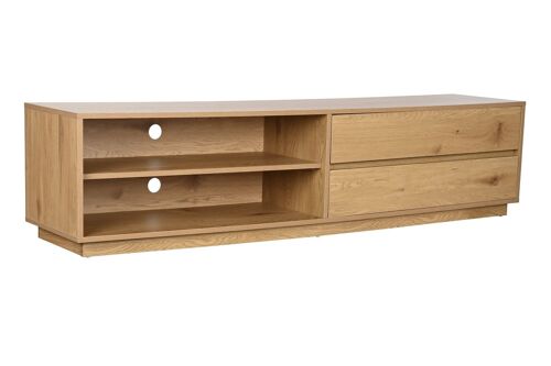 MUEBLE TV MDF ROBLE 180X40X42 NATURAL MB210702