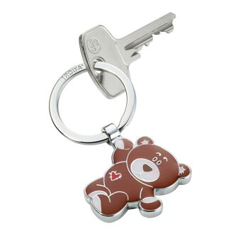 Porte-clés | Ours en peluche avec coeur | BRUNO 2