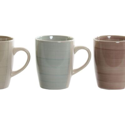 MUG GRÈS 12.5X8.5X11 360 ML, 3 ASSORTIMENTS. PC204923