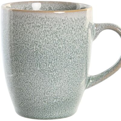 TASSE AUS GLASIERTEM STEINZEUG 12X8X10 330ML BLAU PC205135