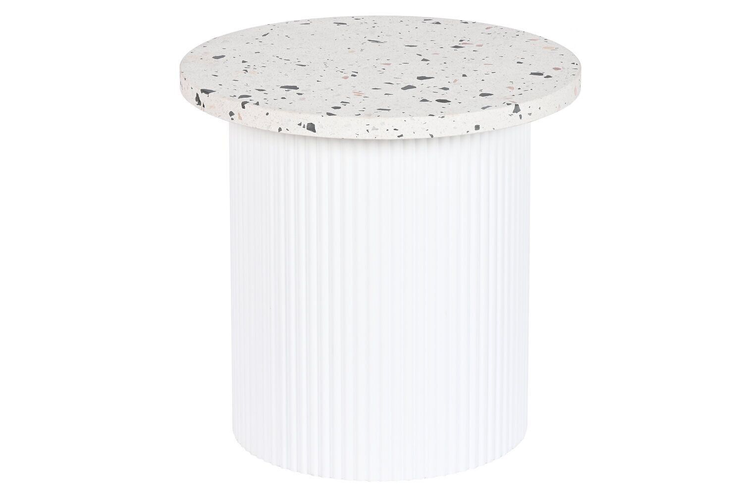 TAVOLO AUSILIARIO TERRAZO LEGNO DM 40X40X37,5 MB212105