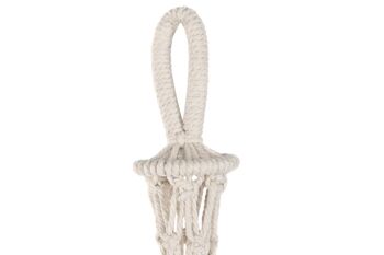 ÉCRAN MACRAMÉ 25X25X140 BEIGE LA212313 4