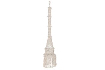 ÉCRAN MACRAMÉ 30X30X170 BEIGE LA212315 1