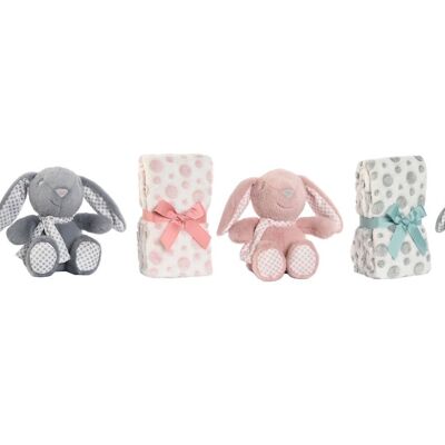 PELUCHE MANTA SET 2 POLIESTER 75X100X1 3 SURT. BE210613