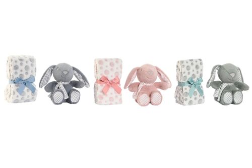 Peluche Manta Set 2 Poliester 75X100X1 3 Surt. BE210613