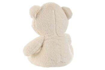 PELUCHE POLYESTER 10X10X14 OURS ROSE 4 ASSORT. PE212718 3