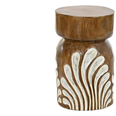 SIDE TABLE ALBASIA 29X29X51 ENGRAVED MB199089